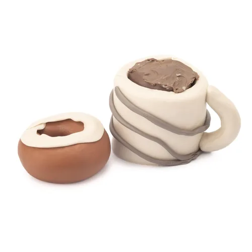 Miniatura 9 de School Smart Arcilla de modelado para uso escolar y doméstico, diseño permanentemente suave, 5 libras, colores surtidos de tonos de tierra