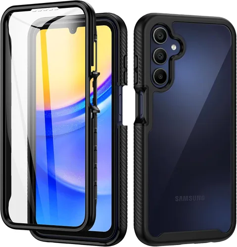 Miniatura 23 de seacosmo Diseñada para funda de teléfono Galaxy A14 5G, cubierta de cuerpo completo a prueba de golpes, con protector de pantalla integrado, funda