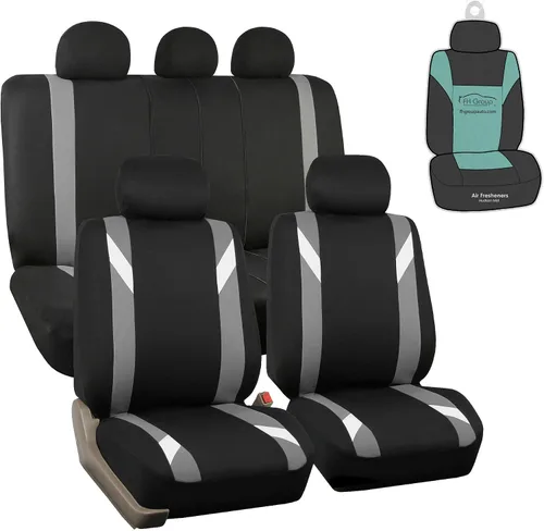 Miniatura 6 de Fundas para asientos modernos, bolsa de aire y Ready™ split de FH GROUP FH-FB033115, para la mayoría de automóviles, camiones, SUV o furgonetas
