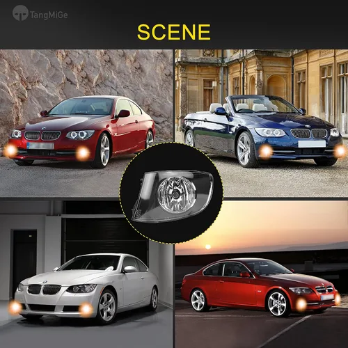 Miniatura 7 de TangMiGe Faros antiniebla para BMW E92 E93 (323i Sedán, 328i 335i 335is Convertible, 328i 328xi 335i 335xi 335is Coupe, 335i xDrive Sedán), todo sin
