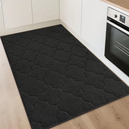 Miniatura 43 de COSY HOMEER Alfombras suaves de cocina [2 piezas] para el frente del fregadero súper absorbentes, tapetes y tapetes de cocina de 20 x 30 pulgadas/20