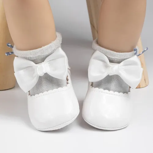 Miniatura 3 de CENCIRILY Zapatos planos Mary Jane para bebés y niñas, antideslizantes, suela suave, para antes de caminar, zapatos de vestir de boda