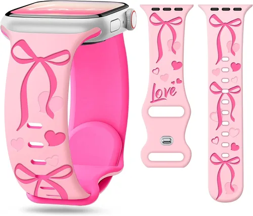 Miniatura 15 de Dressy Designer - Correa de silicona para orgullo compatible con Apple Watch para mujeres y hombres de 38/40/41/42/44/45/46/1.929 in, correas