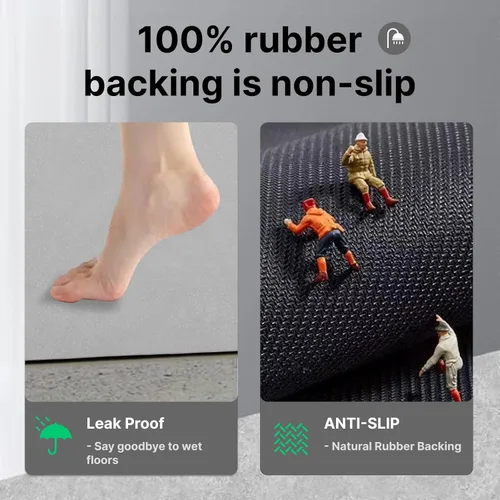 Miniatura 5 de Tierra de Diatomeas Tapete de Baño Alfombras de Baño Súper Absorbente Secado Rápido Antideslizante Tapete de Baño Delgado Tapetes de Piso de Baño