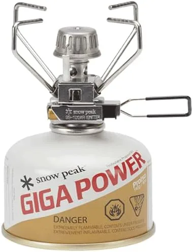Miniatura 2 de Snow Peak GigaPower Estufa, mochilero, camping, ligero, encendido automático