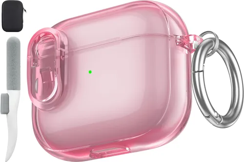 Miniatura 25 de Valkit Funda compatible con AirPods Pro, transparente con kit de limpieza, funda protectora de TPU suave para AirPods Pro Gen 2nd/1st 2023/2022/2019
