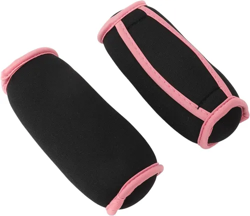 Miniatura 7 de Juego de pesas de mano suaves de 1 libra, par con correa de mano para entrenamiento de fuerza, caminar, trotar, fitness, material de neopreno