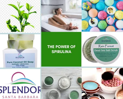 Miniatura 2 de Suministros para hacer jabón en polvo de espirulina orgánica, colorante natural, pigmento en polvo de tinte finamente molido (4 onzas) para jabón