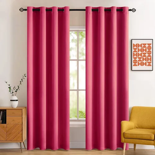 Miniatura 113 de MIULEE Cortinas opacas para dormitorio o sala de estar, juego de 2 paneles de cortina para ventana con aislamiento térmico y bloqueo de luz
