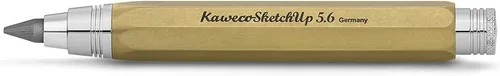 Kaweco SKETCH UP - Lápiz de embrague de 5,6 mm 5B de latón con recarga de mina I Lápiz de 10,5 cm