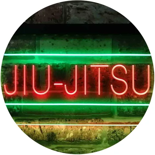 Miniatura 10 de ADVPRO Jiu-Jitsu Brasileño Sport Dual Color LED Neon Sign Azul y Rojo 12 x 8 pulgadas st6s32-i3836-br