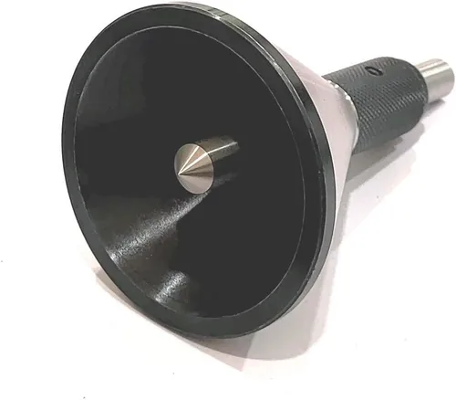 Miniatura 2 de Ingeniero Maquinista Bell Punch Herramienta de bricolaje para encontrar centro en una barra redonda, precisa y precisa (metal, grande)