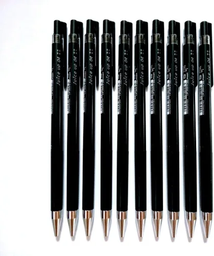 Pilot Juice Up 04 - Bolígrafo retráctil de tinta de gel, punta ultrafina de 0.016 in, tinta negra, juego económico