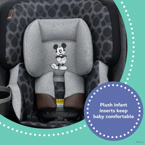 Miniatura 32 de Disney Baby Turn and Go - Asiento convertible todo en uno giratorio de 360 grados, diseño vintage de Mickey Mouse