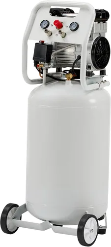 Albott Compresor de aire vertical de 20 galones, compresor de aire eléctrico de 1.8 HP con motor de cobre, 120 PSI máximo, tanque ultra silencioso