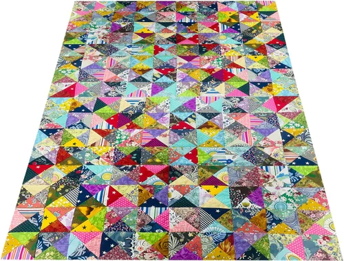 Miniatura 6 de HANPATQUI 50 unidades de 5 x 5 pulgadas, 100% algodón grueso de tela para coser y acolchar, paquetes de tela precortada cuadrada para manualidades