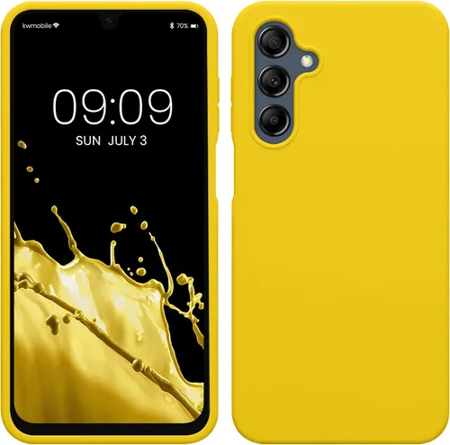 Miniatura 249 de kwmobile Funda Compatible con Samsung Galaxy A14 5G - Funda de teléfono de TPU y silicona con acabado suave - Verde Lima