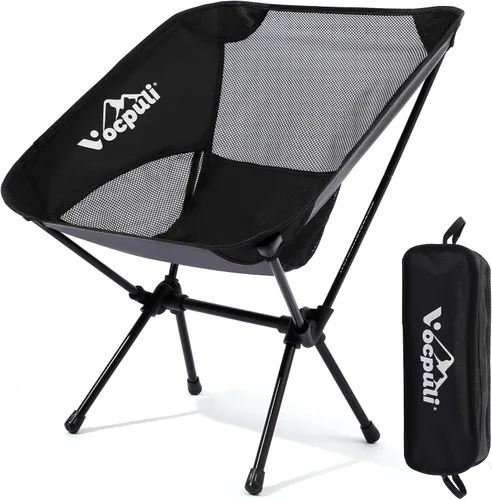 Miniatura 10 de Sillas de campamento, silla plegable portátil, equipo de campamento para campamento, senderismo, montañismo, playa, picnic y festival, regalos