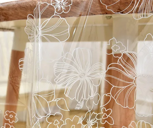 Miniatura 10 de Rally Home Goods - Manteles redondos de franela de PVC con refuerzo