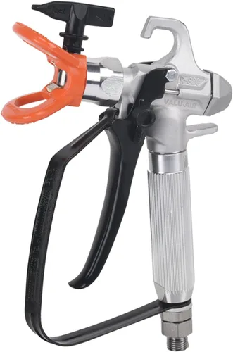 Valu-Air Pistola de pintura sin aire 820 de alta presión 3600 PSI con punta de boquilla reversible 517 para pintura exterior/imprimación, con junta