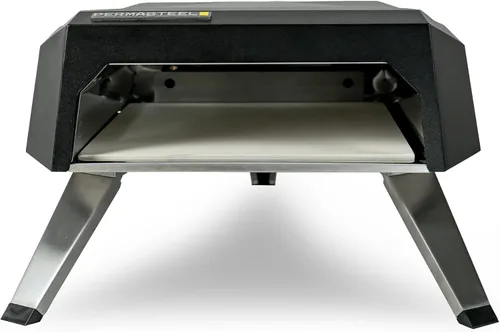 Miniatura 12 de Permasteel Horno de pizza de gas de 12 pulgadas con tapa, horno de pizza para exteriores, horno de pizza de gas portátil para exteriores