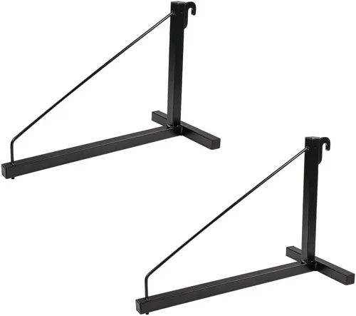 Miniatura 12 de Mytee Products Paquete de 2 Soportes de Estantería para Contenedores de Envío de 3 Niveles con 18"(P) x 60"(A) - Soportes de Estante de Acero