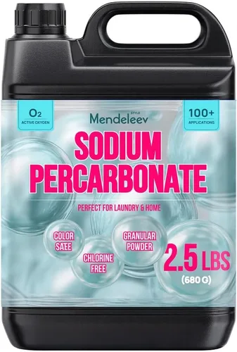 Polvo granular de percarbonato de sodio de 2.5 lb para aplicaciones de limpieza de lavandería y hogar