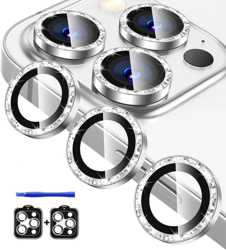 Miniatura 18 de Paquete de 2X2 Protector de Lente de Cámara para iPhone 17, iPhone 16 Plus/ 16 Protector de Pantalla de Lente de Vidrio Templado Cubierta de Cámara