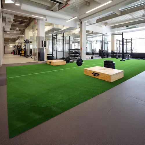 Miniatura 17 de Yescom Entrenamiento deportivo para gimnasio al aire libre, césped para entrenamiento Crossfit, equipo de empuje y tracción de 65 x 5 pies