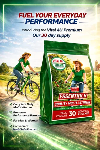 Miniatura 7 de VITAL 4U® Vitamin Essentials - Multivitamínico diario para hombres y mujeres, apoyo inmunológico, fórmula multimineral, 30 porciones
