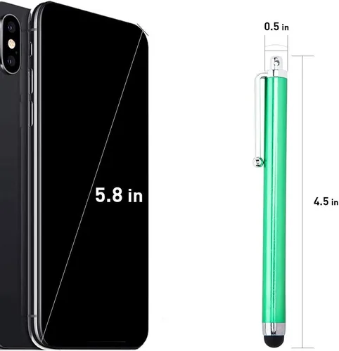 Miniatura 2 de Briout Bolígrafos capacitivos para pantallas táctiles, paquete de 36 lápices capacitivos, alta precisión compatibles con todos los dispositivos