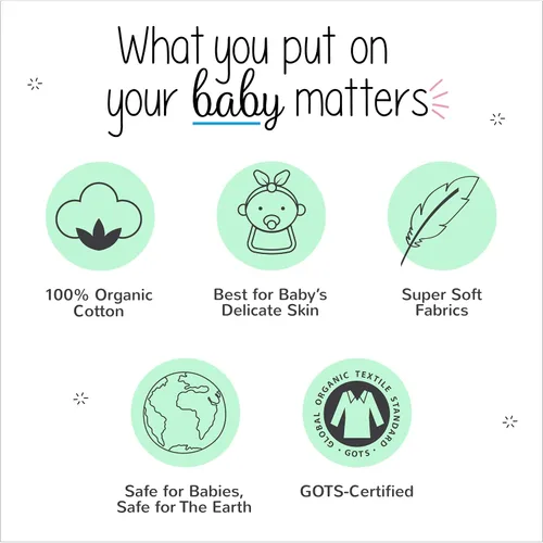 Miniatura 5 de Lamaze Organic Baby Baby Girls' Toddler Short Sleeve Tight Fit Sleepwear