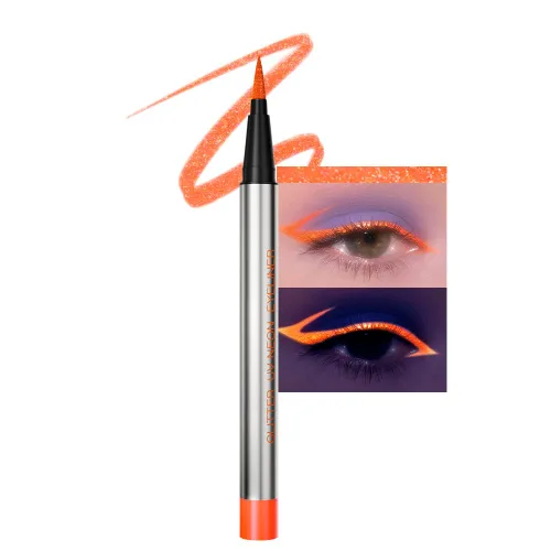 Miniatura 13 de evpct Delineador de ojos líquido cromático dúo, con purpurina de bronceador rosa, destello metálico brillante, sombra de ojos en lápiz, cambio
