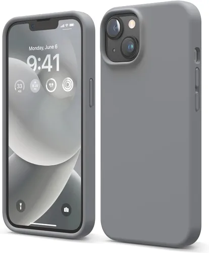 Miniatura 17 de elago Funda compatible con iPhone 14, de silicona líquida, funda protectora de cuerpo completo, a prueba de golpes, diseño delgado, forro