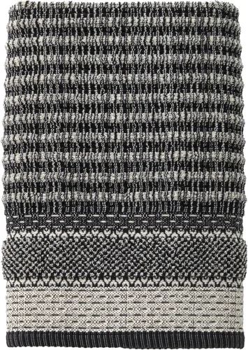 Miniatura 15 de SKL Home Nador Jacquard - Toalla de baño, color negro