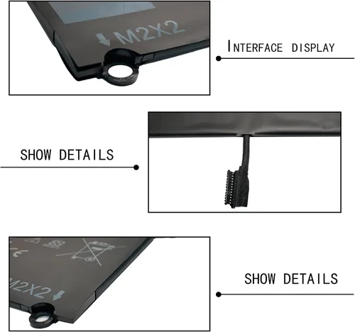Miniatura 4 de Hubei DXGH8 G8VCF H754V 0H754V P82G001 Batería de repuesto para laptop Dell XPS 13 9370 9380 Inspiron 13 7390 7391 2 en 1 5390 5391 7490 Latitude