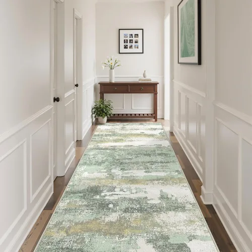 Miniatura 27 de BEIMO Alfombra de pasillo para cocina, alfombra lavable a máquina de 2 x 5 para entrada, alfombras modernas y abstractas suaves, cubierta de piso