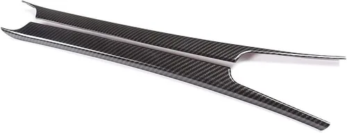 Miniatura 6 de YIWANG ABS cromado para Mercedes Benz Clase C W204 C180 C200 2007 – 2013 Consola central de coche, tiras de decoración de accesorios, Fibra de Fibra