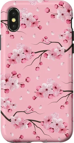 Miniatura 5 de Japanese Cherry Blossom Floral Flower Pattern Pastel Pink Case for iPhone 17