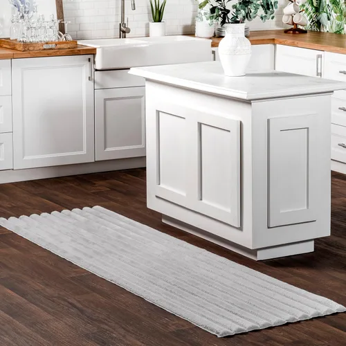 Miniatura 19 de nuLOOM SuperiorWash Collection Kai Taupe, 3 pies 9 pulgadas x 6 pies, esponjosa y acogedora, de alto tráfico, resistente a las manchas, fácil