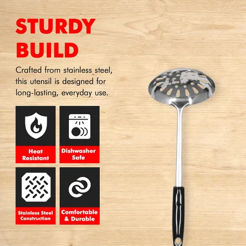 Miniatura 2 de Chef Craft Select Slotted Skimmer, 13.75 pulgadas, acero inoxidable