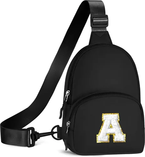 Miniatura 62 de YOOLIFE Bolso bandolera con inicial, bolsas pequeñas para niñas y mujeres, regalos para adolescentes, niñas, adolescentes, novia, dama de honor