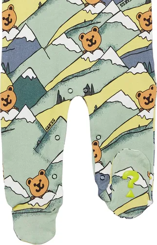 Miniatura 3 de GUESS Baby-boys - Algodón orgánico con estampado de pies