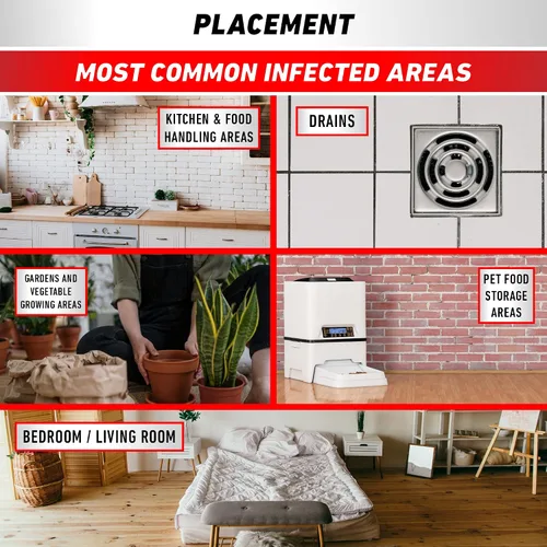 Miniatura 5 de Trampas para Hormigas en Interior por Ortho Home Defense 4 piezas - Trampa de Hormigas Metálica y Adhesiva para Interior y Exterior - Trampa