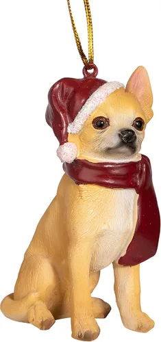 Miniatura 24 de Design Toscano - Figura de perro para decoración navideña. Golden Retriever
