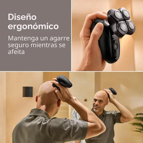 Miniatura 5 de Philips Norelco Head Shaver Pro 5000 Series - Afeitadora de cabeza para hombres y mujeres, cabezal flexible de 360° y cuchillas ComfortCut para un