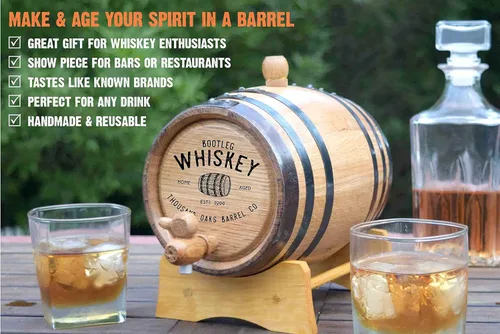 Miniatura 3 de Kit personalizado Bootleg Kit™ Barrel Aged "Bootleg Whiskey" Tennessee Whisky Kit de fabricación (5 litros)