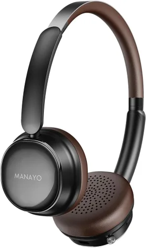 Miniatura 9 de ANC - Auriculares inalámbricos, batería de 100 horas, Bluetooth 5.4 con doble conexión, ligeros de 6.4 onzas para adultos, diseñados con diadema