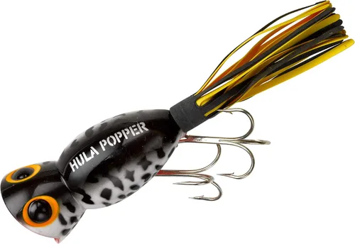 Miniatura 16 de Arbogast Hula Popper - Señuelo de pesca para lubina de agua superficial Vientre blanco de rana