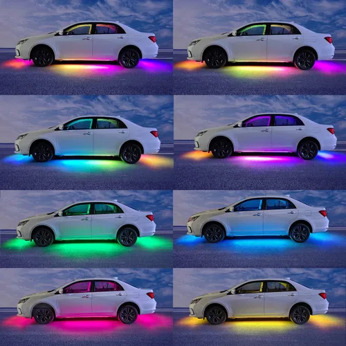 Miniatura 3 de Yielinth Kit de Luces Underglow, Luces RGB-IC Bajo el Automóvil con Color de Ensueño Danzante Perseguidor, 213 Modos de Escena, Control por App